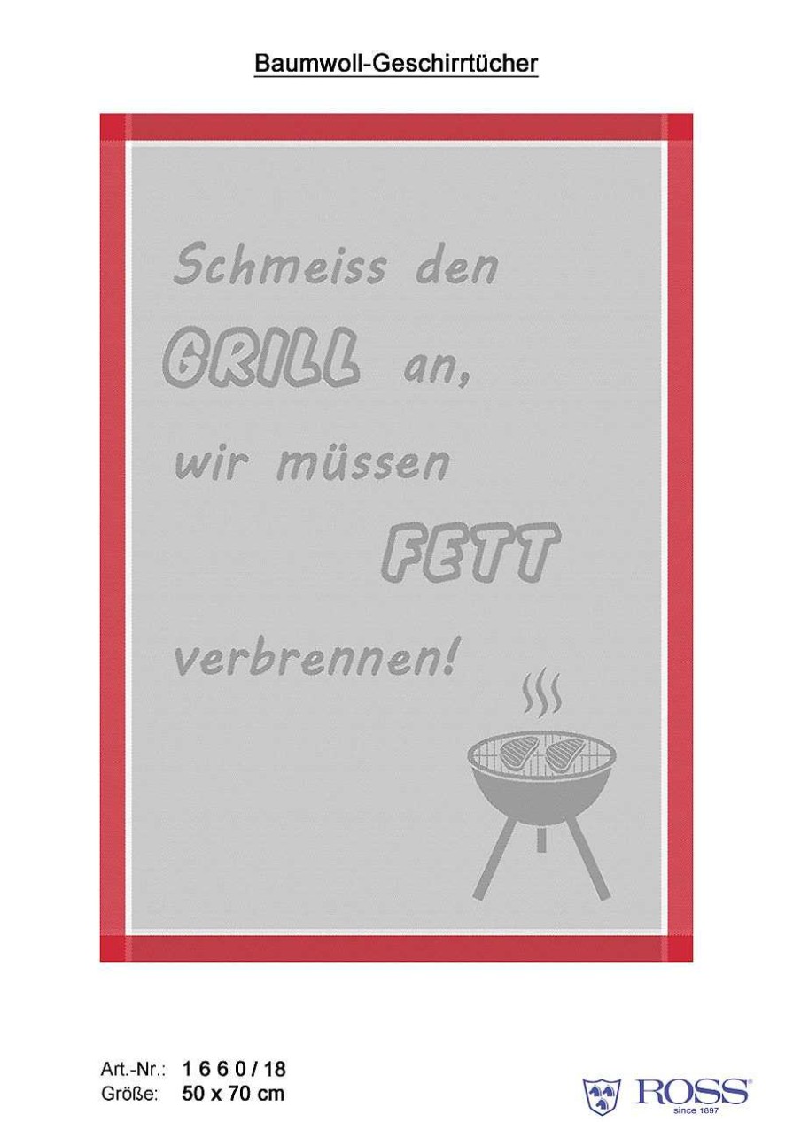 ROSS Geschirrtuch Baumwolle | Kuchentextilien