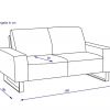 LOFT Sofa 2 Sitzer Imani | Einzelsofas