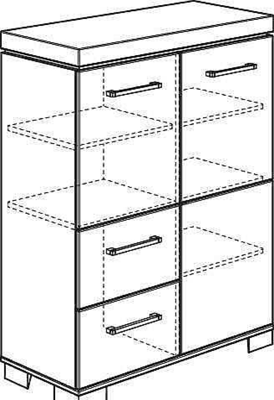 PAIDI Highboard Kira Paidi | Kommoden