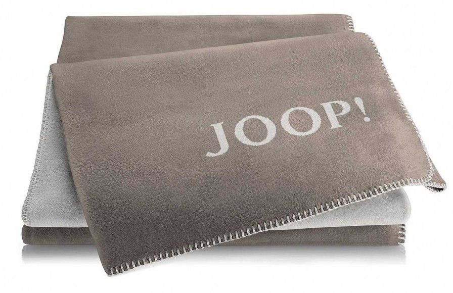 JOOP! Wohndecke Joop! Taupe-Rauch | Decken & Kissen