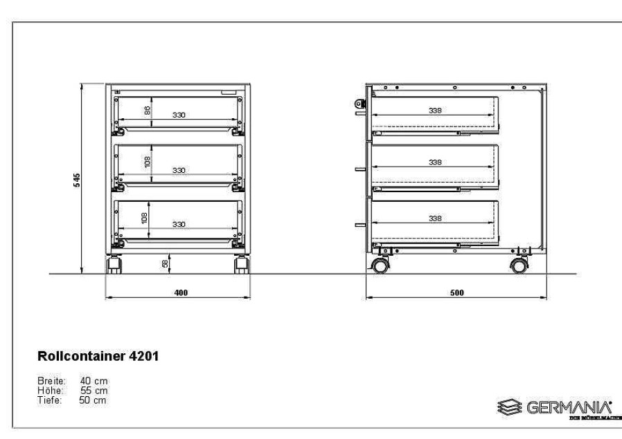 HARPER Rollcontainer Harper Genua | Container