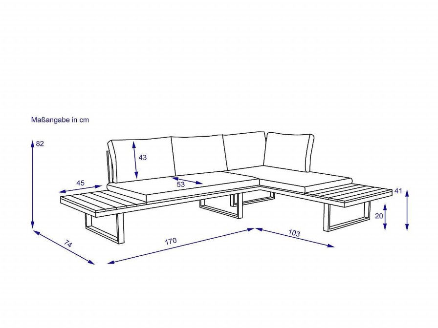 outdoor Loungeecke Outdoor Runei | Loungemobel