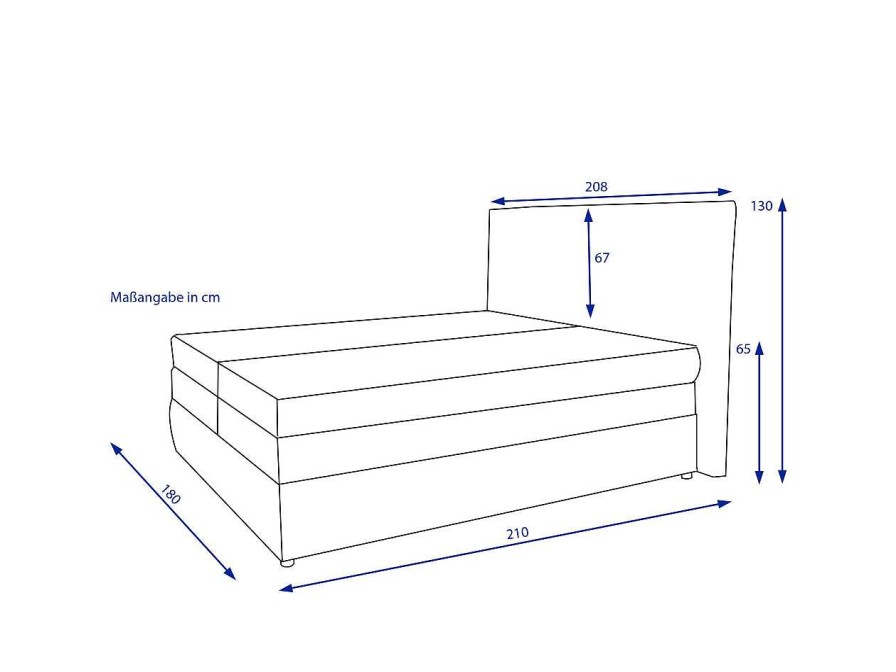 HARPER Boxspringbett Harper Welu | Boxspringbetten