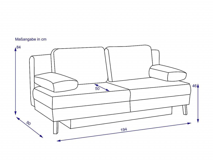 Elastoform Schlafsofa Elastoform Rabea | Schlafsofas